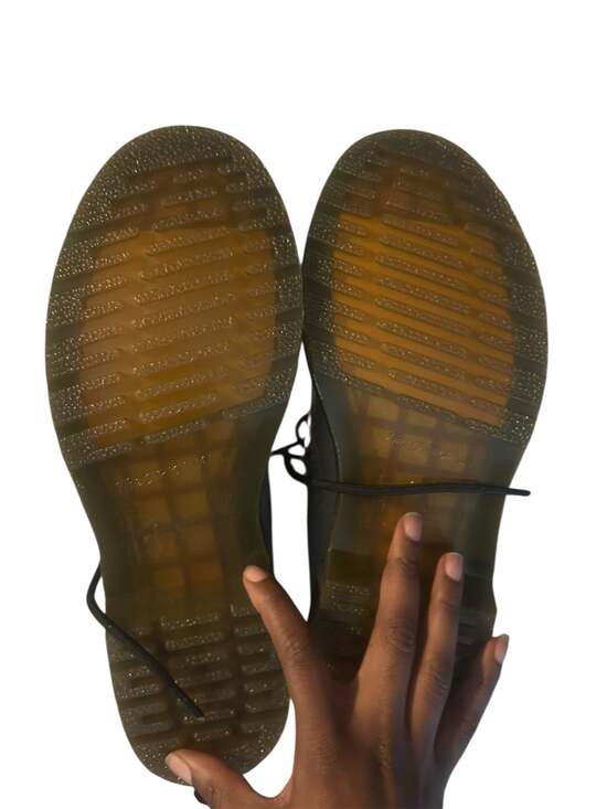 Dr. Martens 1460 W Zinc Grey Patent Leather Lace Up Boots - Picture 2 of 6